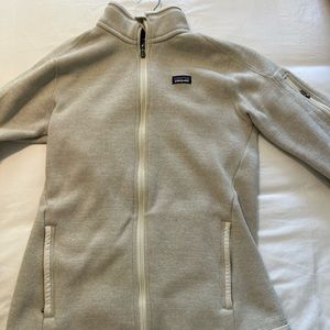 Great condition cream Patagonia zip up jacket